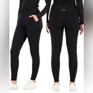 Icebreaker Black Zone Knit Merino Wool Joggers